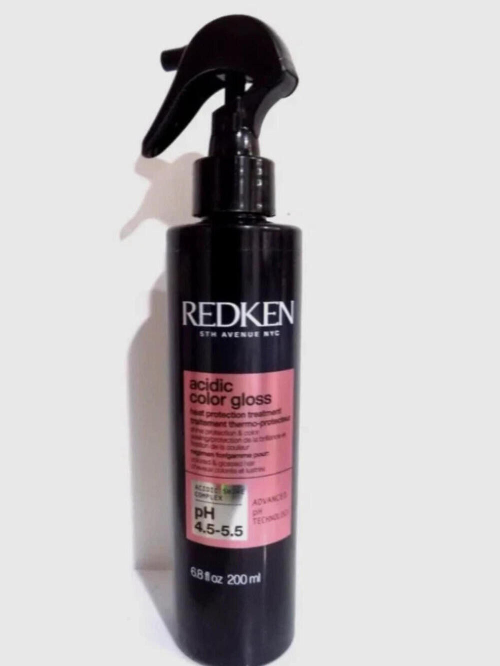 Redken Acidic Color Gloss Heat Protection Leave-In Treatment Spray -(6.8 fl oz)